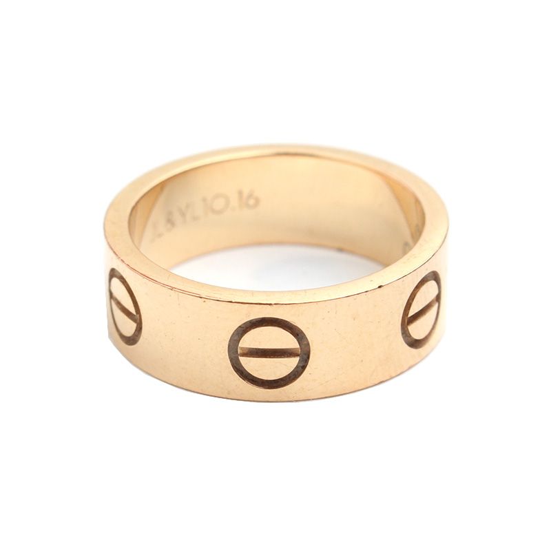 Cartier Love Ring 750 Yellow Gold Size 6 SKU | eBay