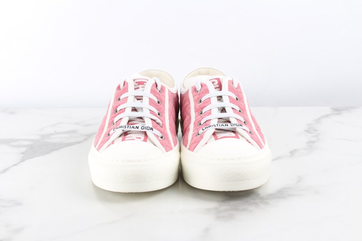 【2024】お歳暮・冬ギフト Canvas Dior Sneakers eBay | SKU 38 Size Pink 靴