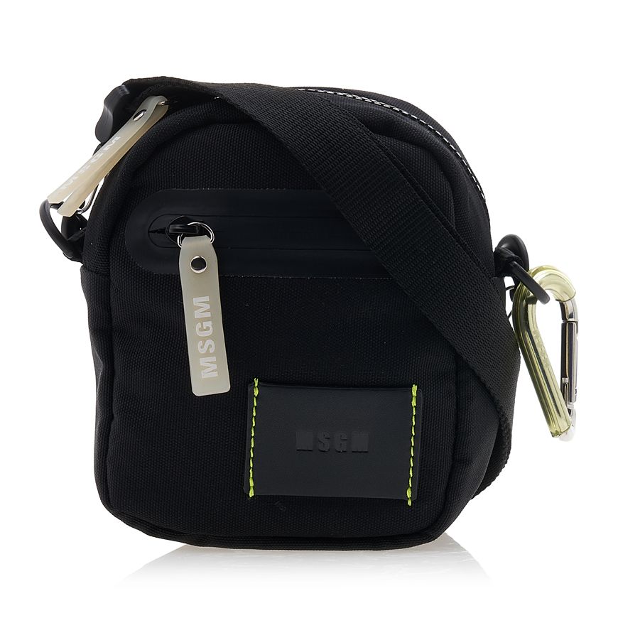【MSGM】送料/関税込 3341MDZ92 371 99 Bag MSGM Men's Logo Patch Crossbody Bag 3341MDZ94 371 99