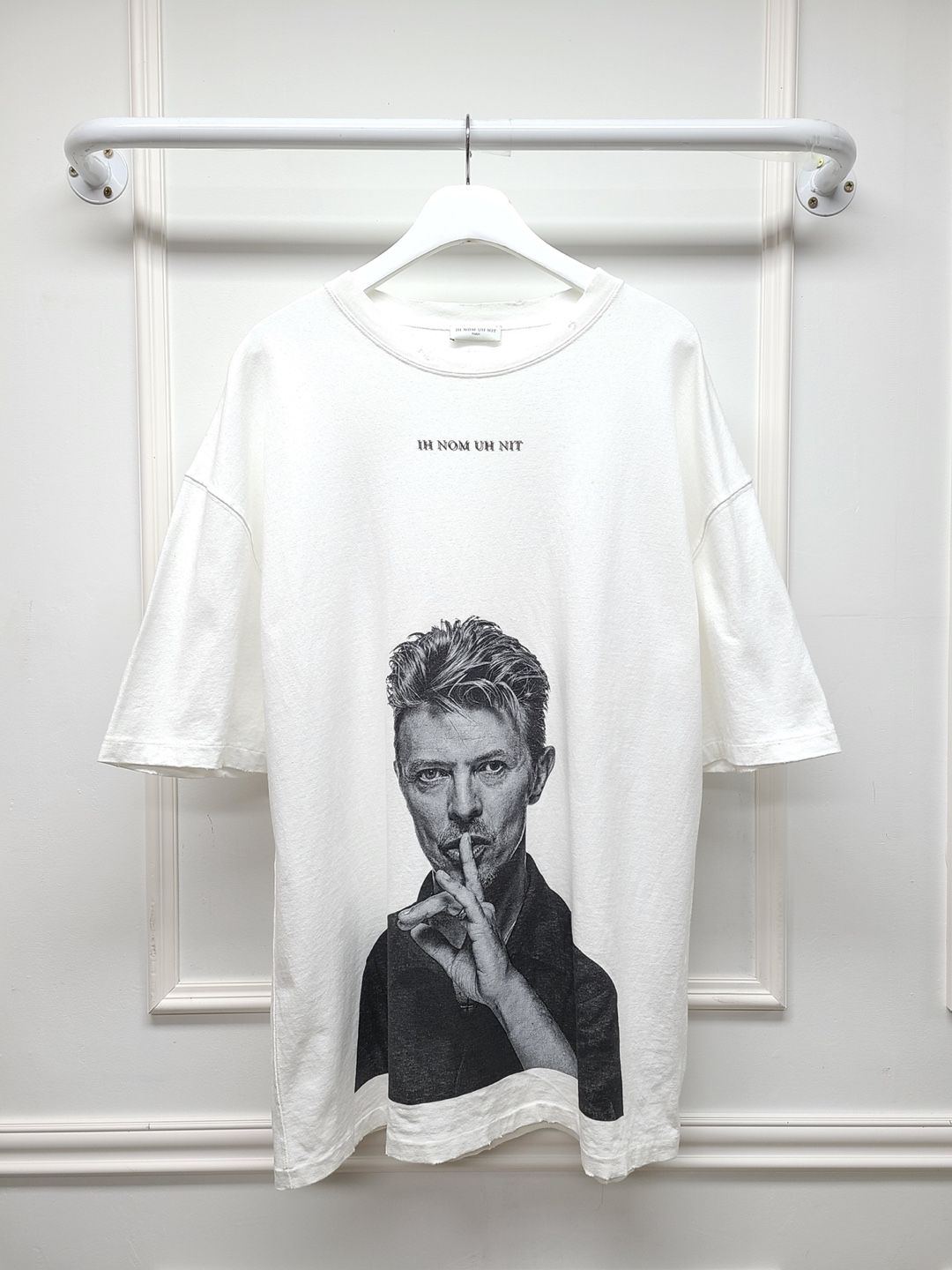 【ネット限定】 IH T-Shirt Vintage Oversized Bowie David White NIT UH NOM トップス