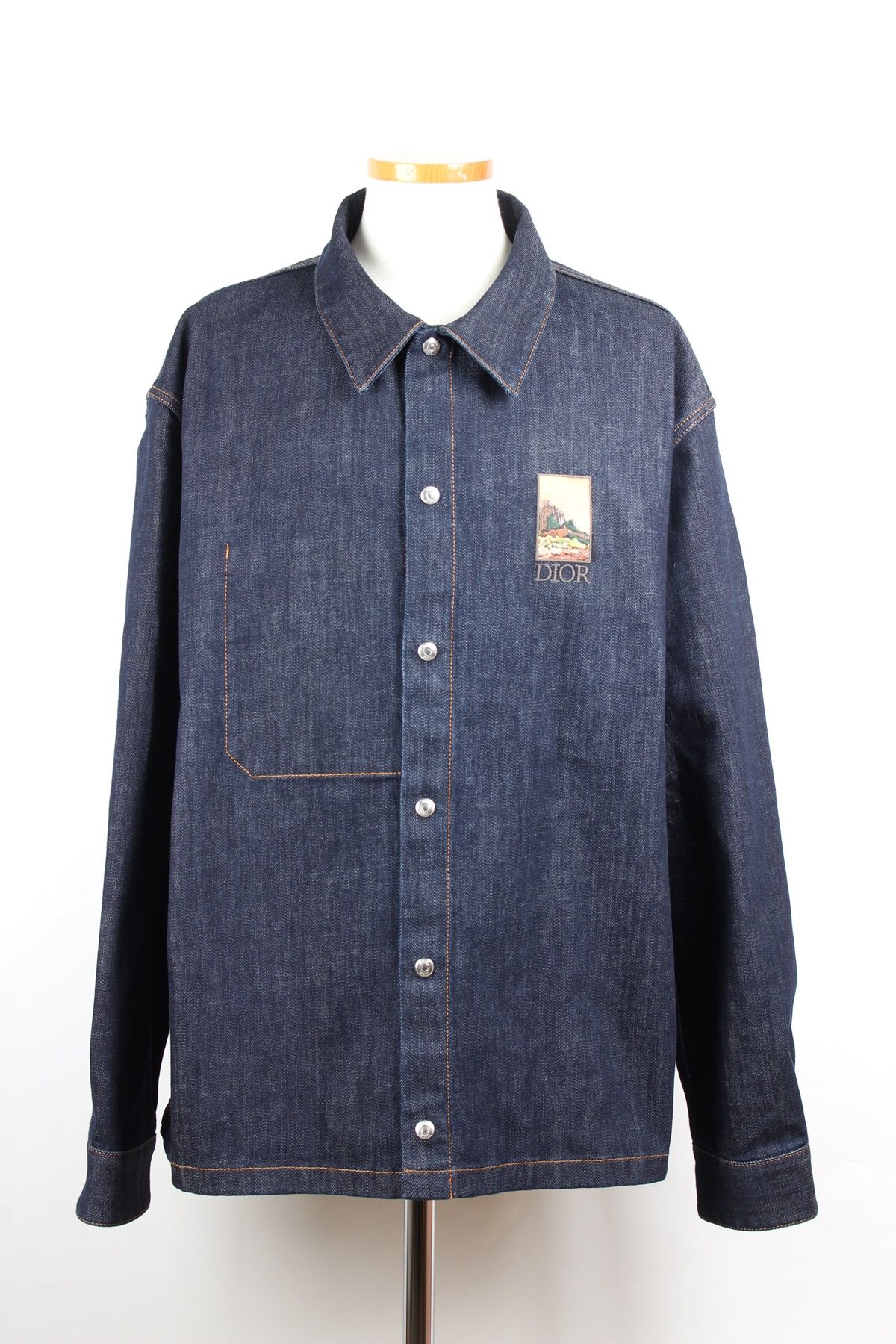 【開店記念セール！】 Dior Jacket Shirt Denim Oversized Logo Kerouac Jones Kim x ジャケット・アウター