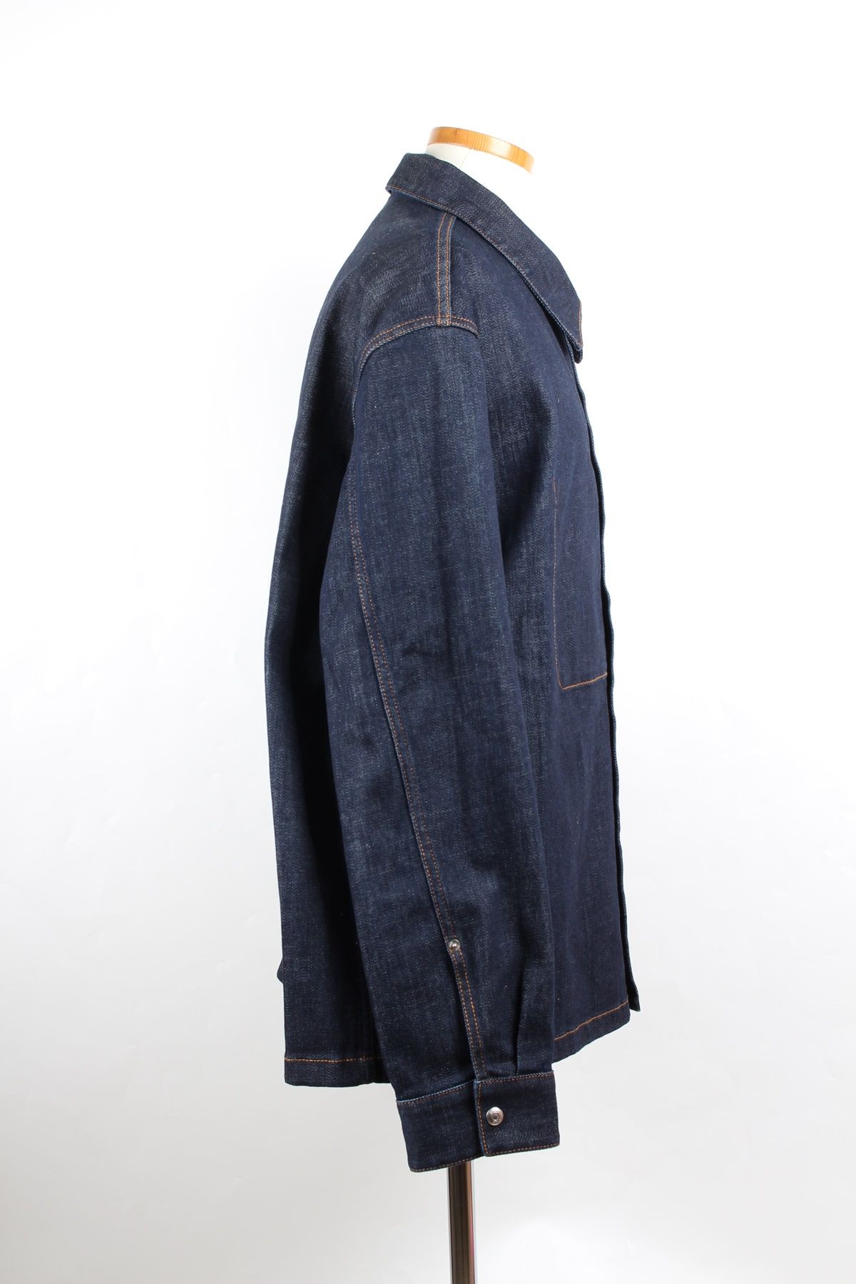 Dior Denim Overshirt Jacket with Houndstooth Logo 56 SKU1234