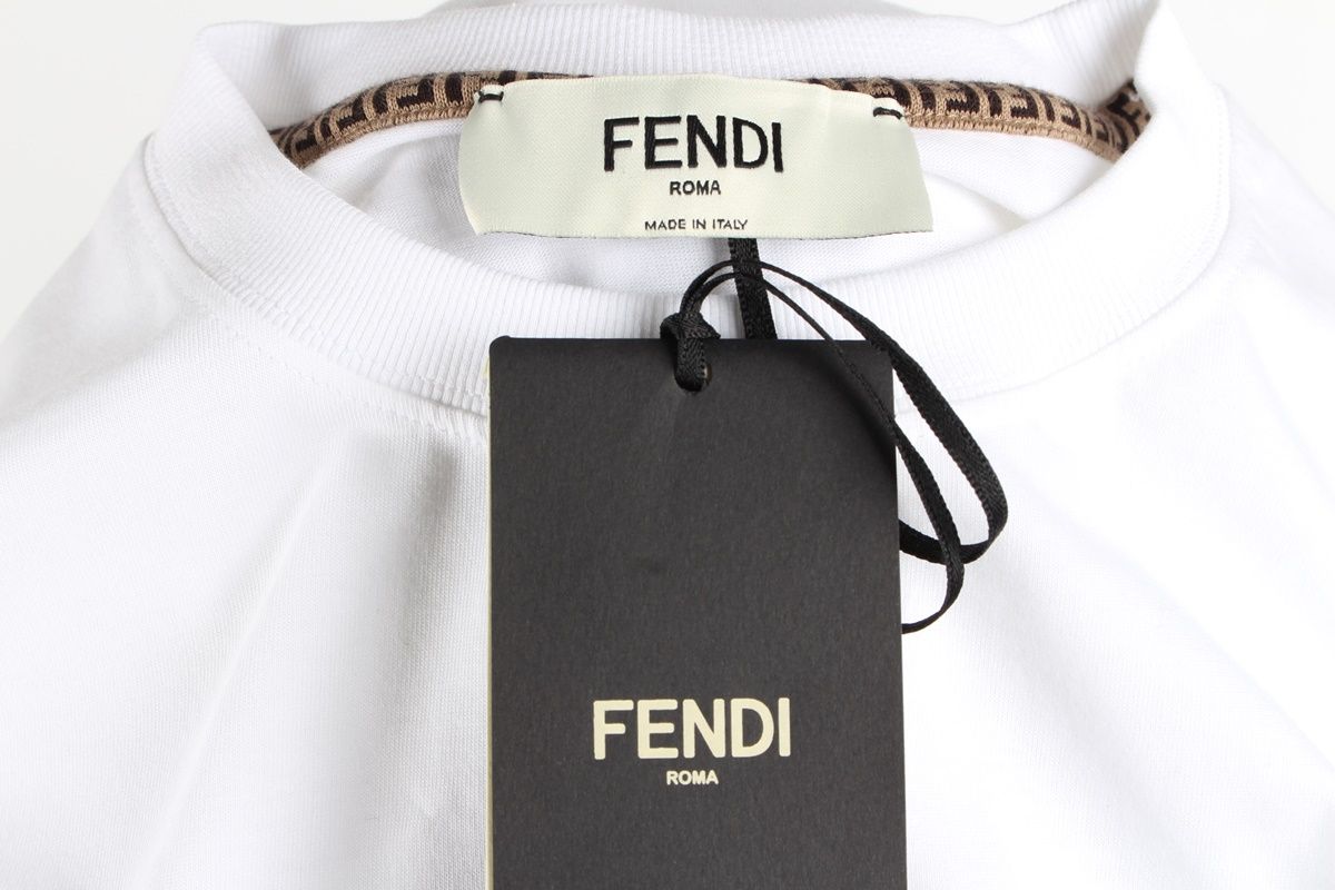 Fendi Roma Logo Short Sleeve T-shirt S - SKU | eBay