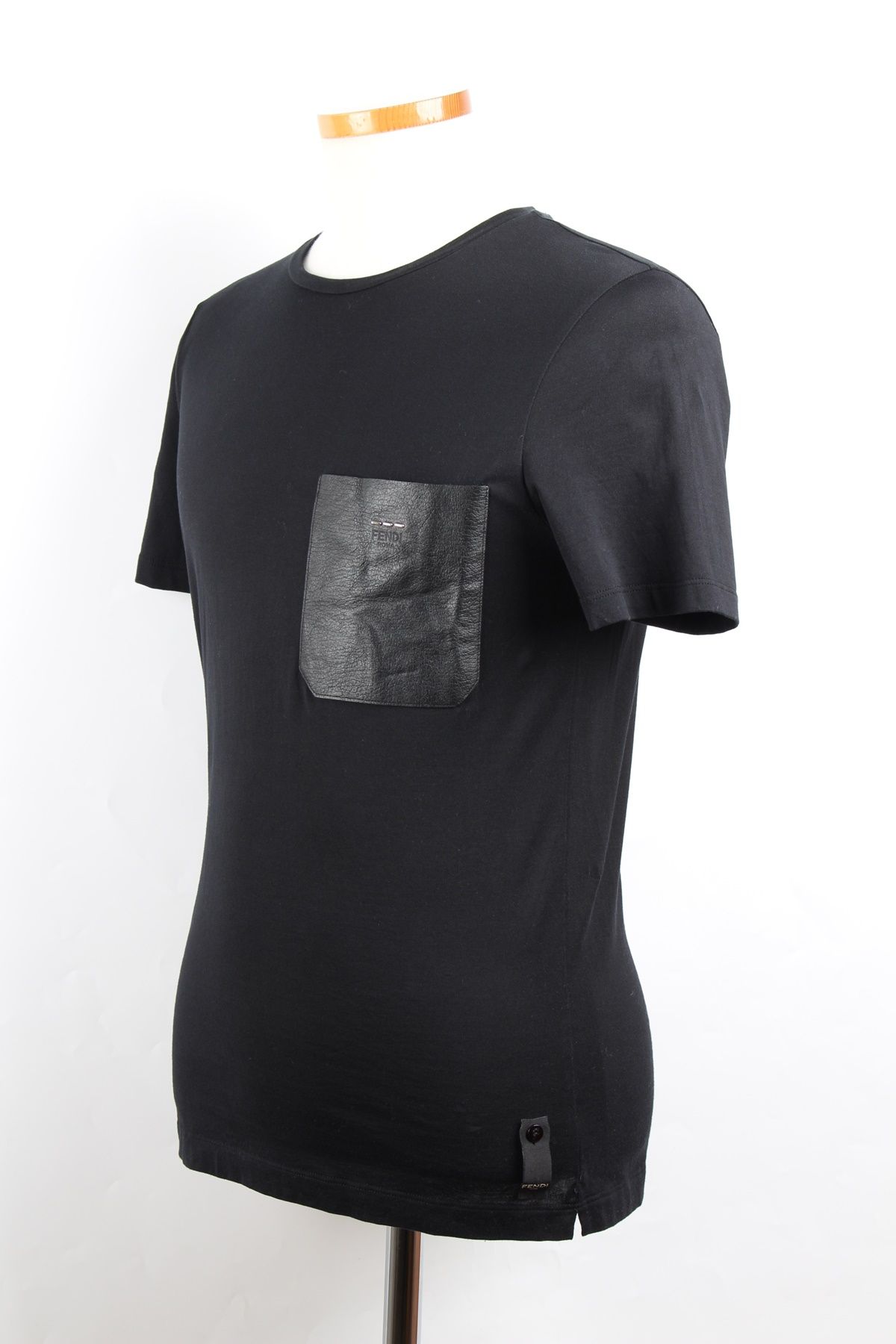ブランドのギフト T-Shirt Short-Sleeve Pocket Leather Fendi 44 eBay | トップス