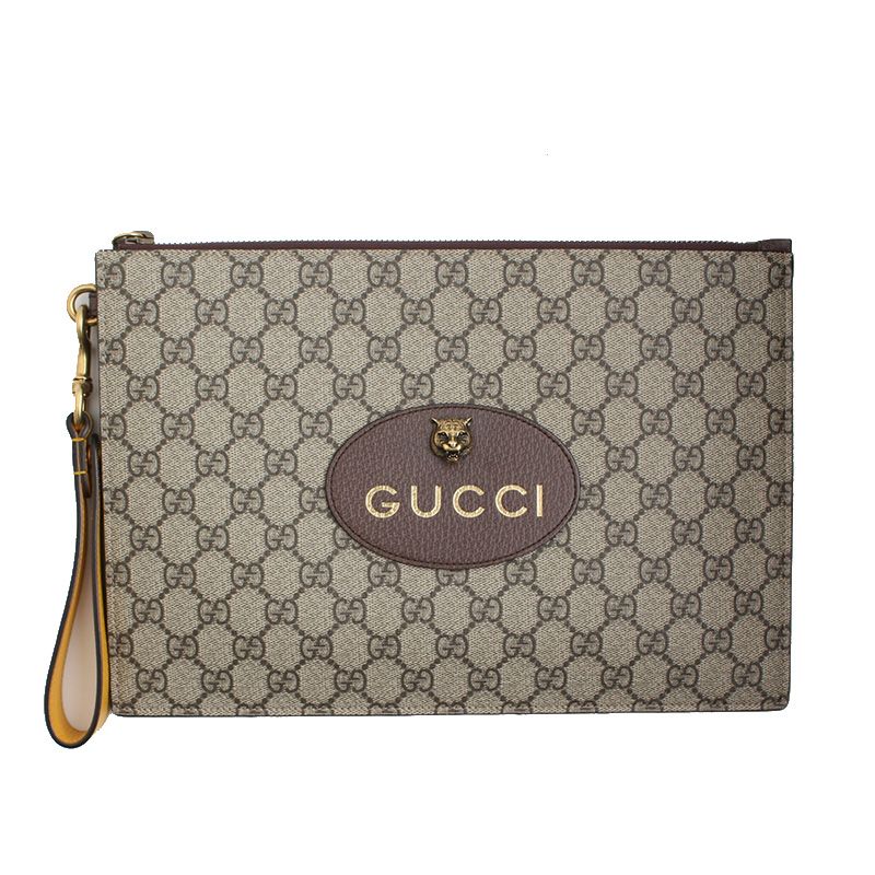 Gucci Neo Vintage GG Supreme Clutch Bag 12345 71027946 | eBay
