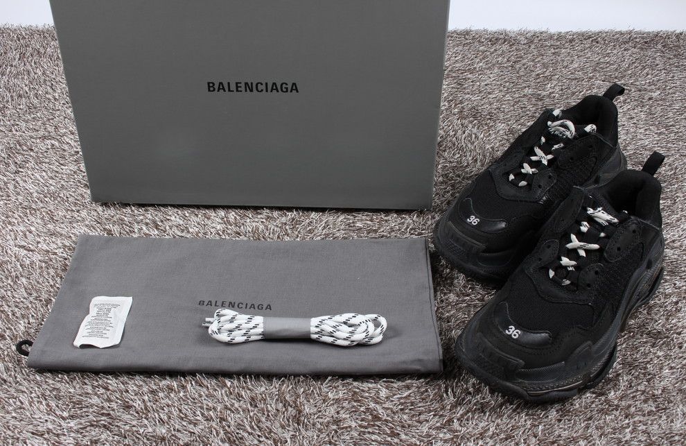 Balenciaga Triple S Black 36 71237980 | eBay