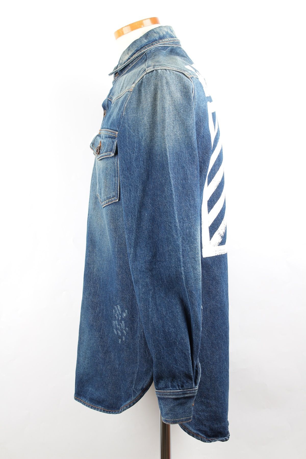 Off White Denim Jacket SKU12345 | eBay