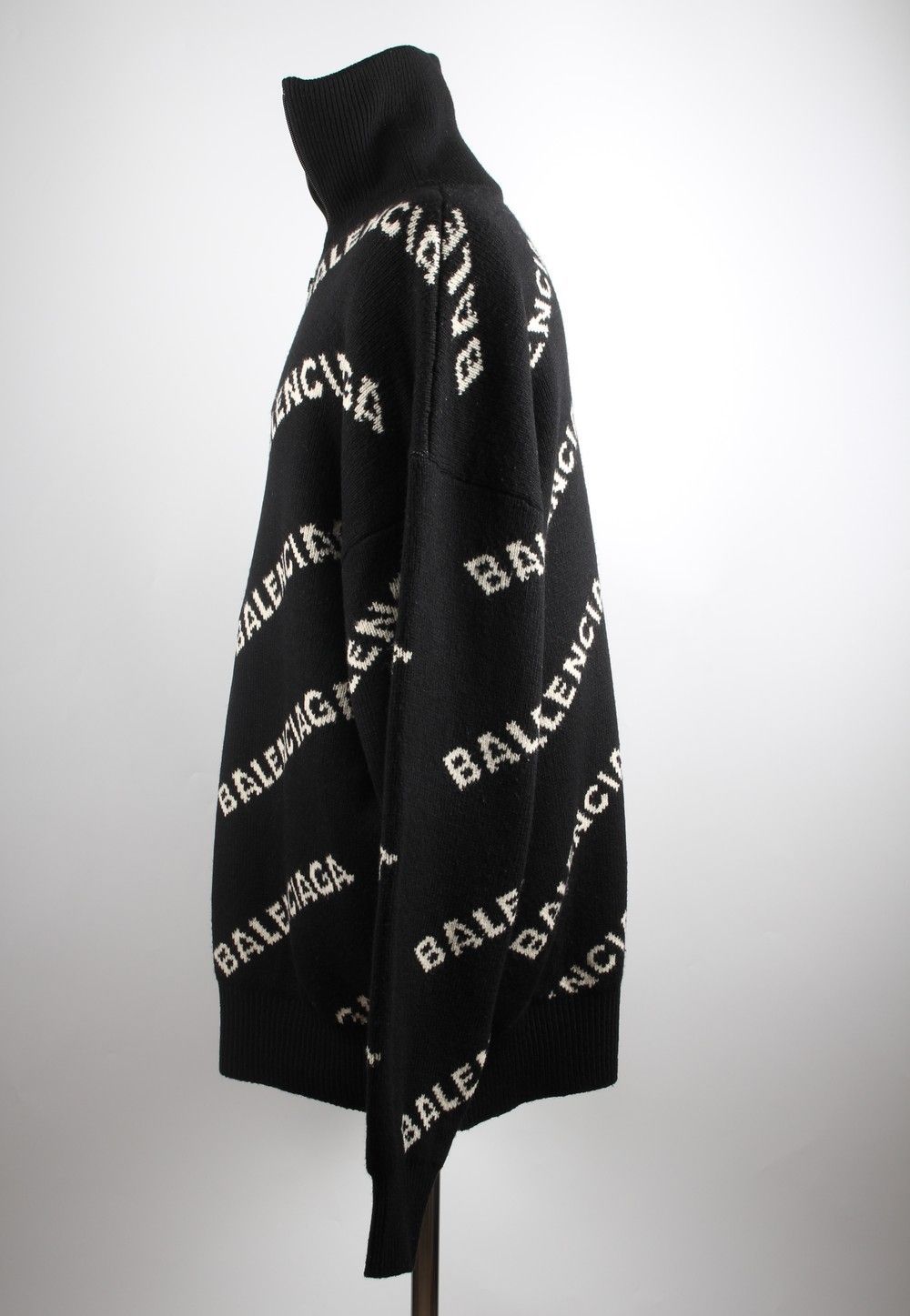 VIP【送料関税込】BALENCIAGA OPEN-KNIT WOOL TOP Balenciaga Half-Zip Knit 123456 71612076 | eBay