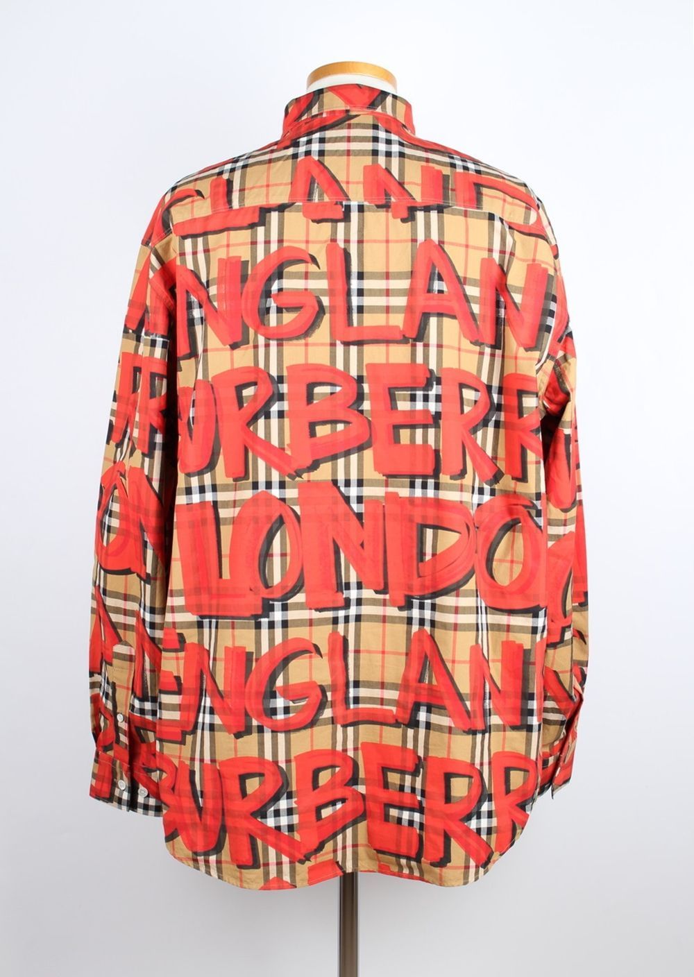 Burberry Graffiti Check Shirt XXL 12345 71808905 | eBay