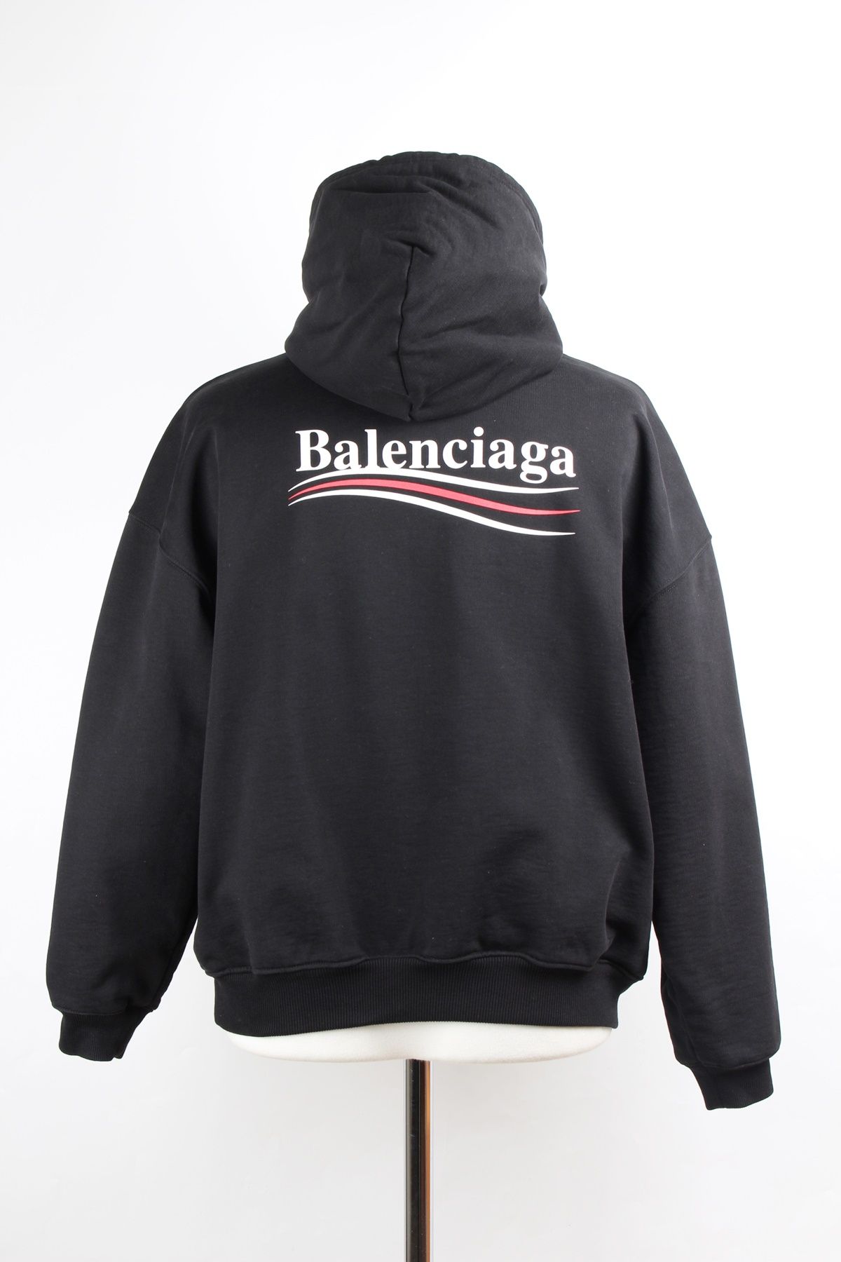 トップス balenciaga Campaign Logos hoodie xs Balenciaga 2017 Campaign Logo Oversized Red Hoodie Size XS