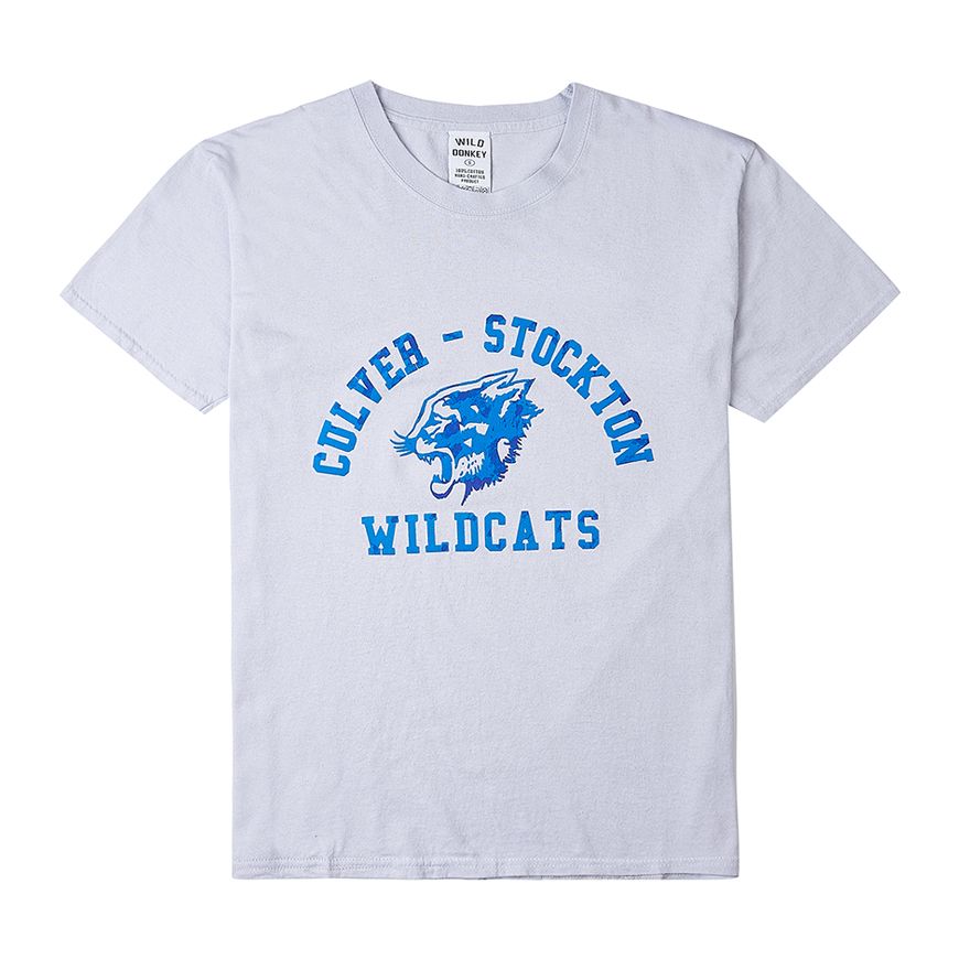 공용 와일드캣 반팔 티셔츠 T WILDCATS DYED LIGHT ICE