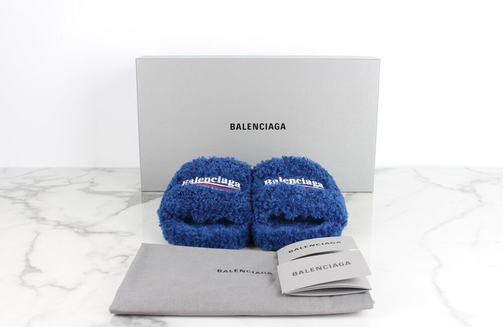 Balenciaga Fur Slide Sandals Size 40 SKU | eBay Balenciaga Fur Slide Sandals Size 40 SKU | eBay