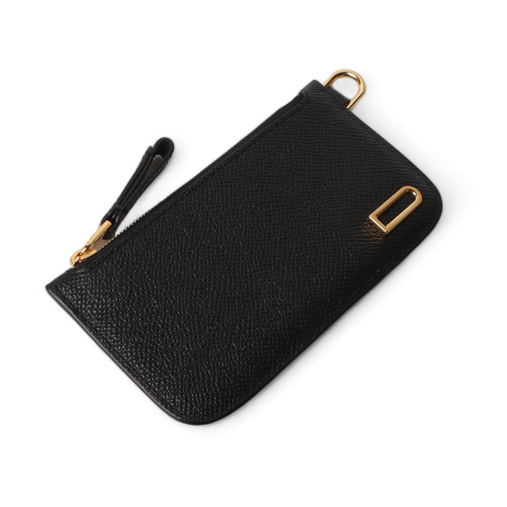 国内発送【DELVAUX】Vagabond Card Holder Vagabond leather card holder in blue - Delvaux | Mytheresa