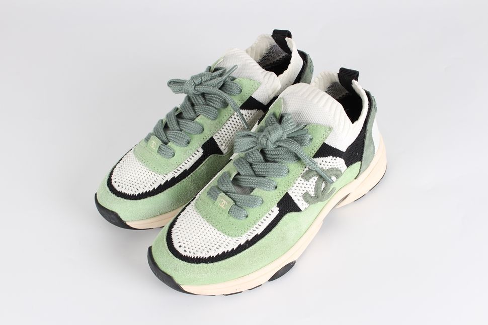 CHANEL CC Logo Knit Sneakers 37 73536723 | eBay CHANEL CC Logo Knit Sneakers 37 73536723 | eBay