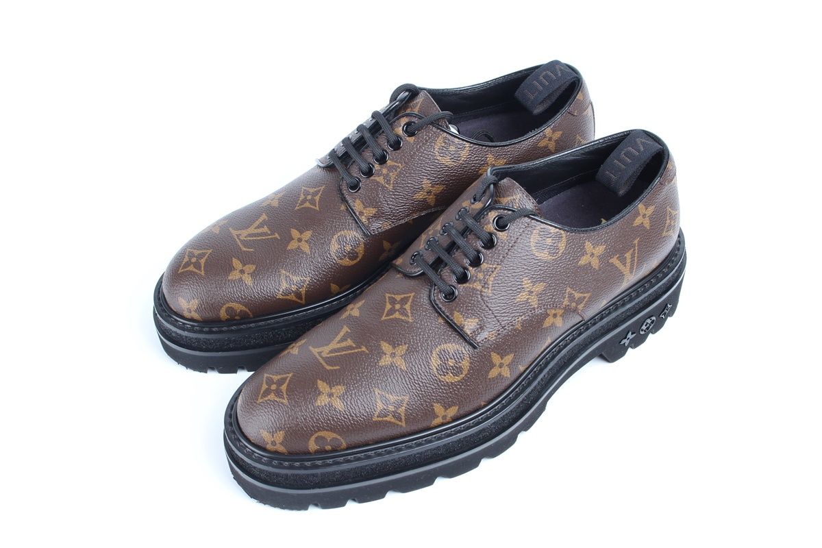 Louis Vuitton Black Ice Monogram Derby Shoes 6.5 - LV | eBay Louis Vuitton Black Ice Monogram Derby Shoes 6.5 - LV | eBay