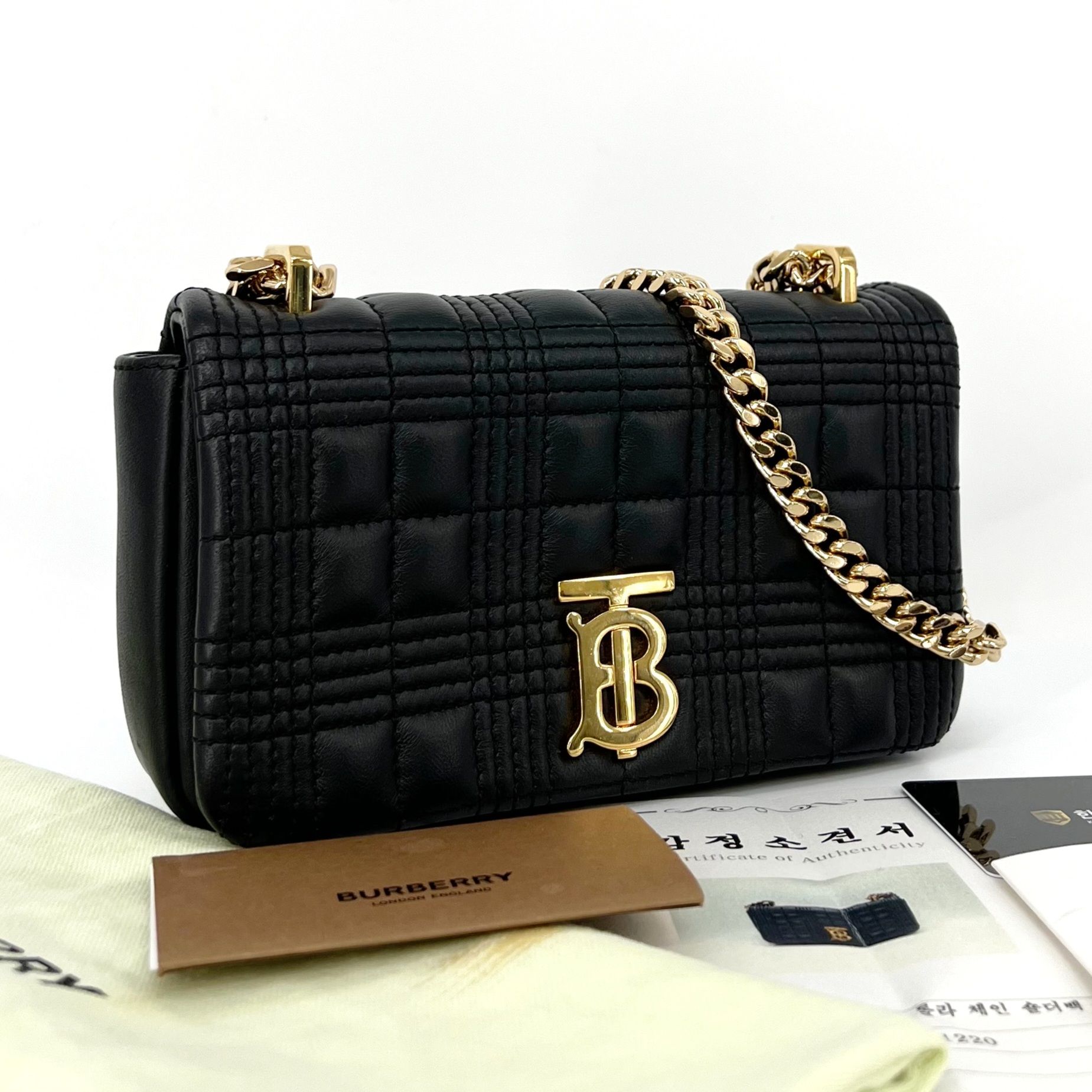 Burberry Chain Crossbody Shoulder Bag Black SKU123 | eBay