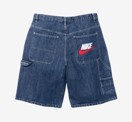 슈프림 x 나이키 데님 쇼츠 반바지 인디고 24SS FQ0344-451