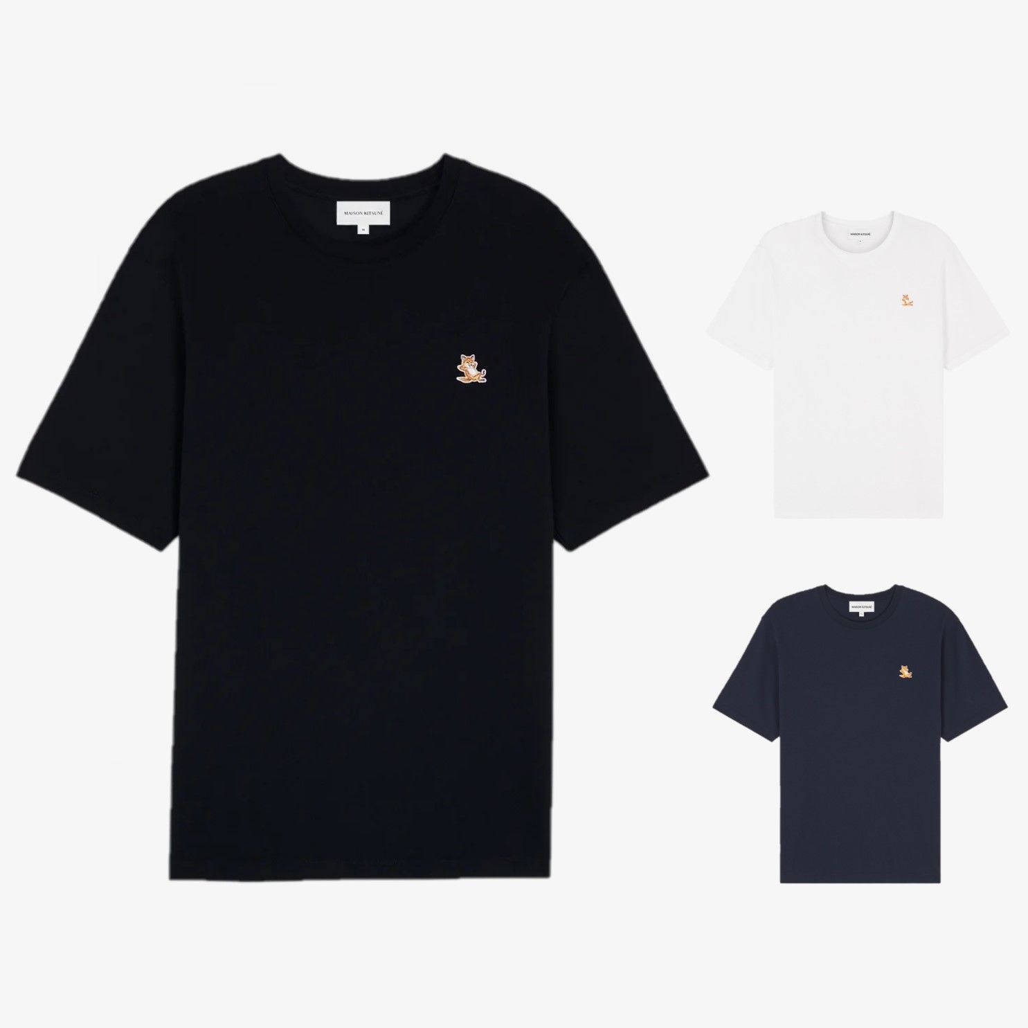 칠랙스 폭스 패치 레귤러 CHILLAX FOX PATCH REGULAR TEE-SHIRT