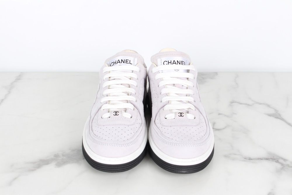 CHANEL CC Logo Air Force Sneakers Light Purple 36.5 78262474