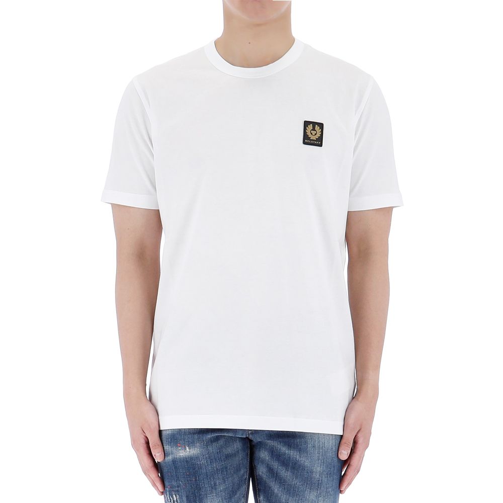 Tシャツ・カットソー BELSTAFF SS25 T-SHIRT WITH LOGO PATCH (100055 SPSGN) Belstaff Logo Patch T-Shirt 100055 White 78277624 | eBay
