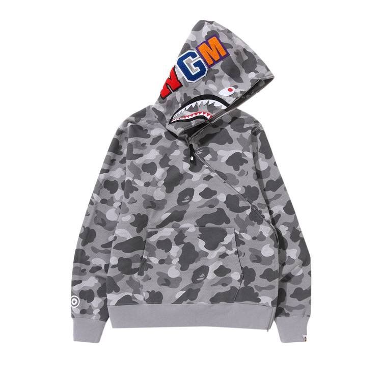 베이프(BAPE) | 베이프 컬러 카모 샤크 풀집 후디 퍼플 | 트렌비