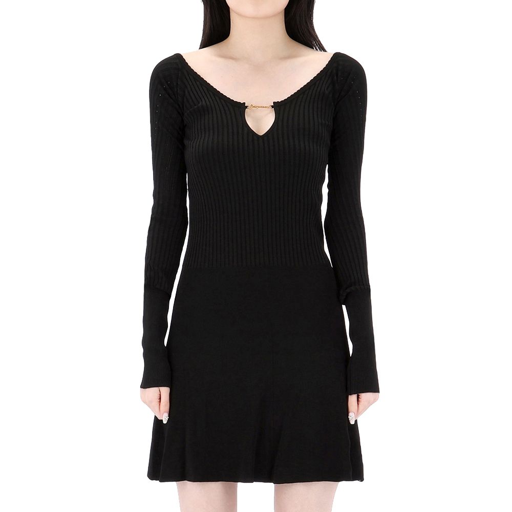 JACQUEMUS 関税込 ラ・ミニローブ・プラルドレス JACQUEMUS La Mini Robe Scala in Black | FWRD