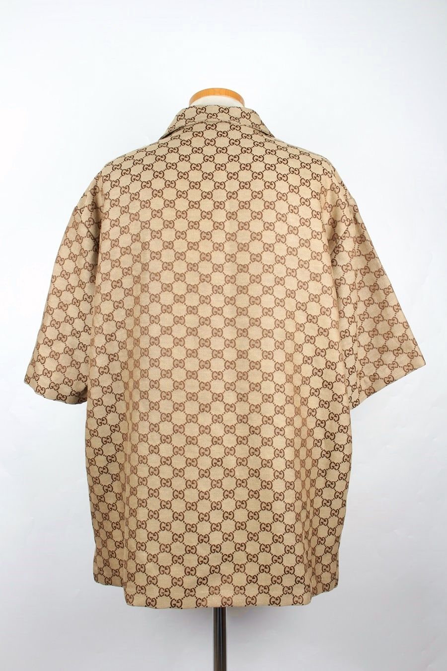 激安通販サイト 48 Jacket Shirt Sleeve Short Canvas GG Gucci 87245901 eBay | トップス