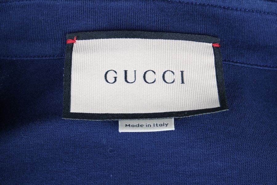 Gucci GG Jacquard Gold-Embroidered Polo Shirt XXL 87957390