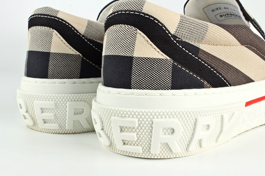 Burberry Check Cotton Slip-On Sneakers 41 88914978 | eBay Burberry Check Cotton Slip-On Sneakers 41 88914978 | eBay