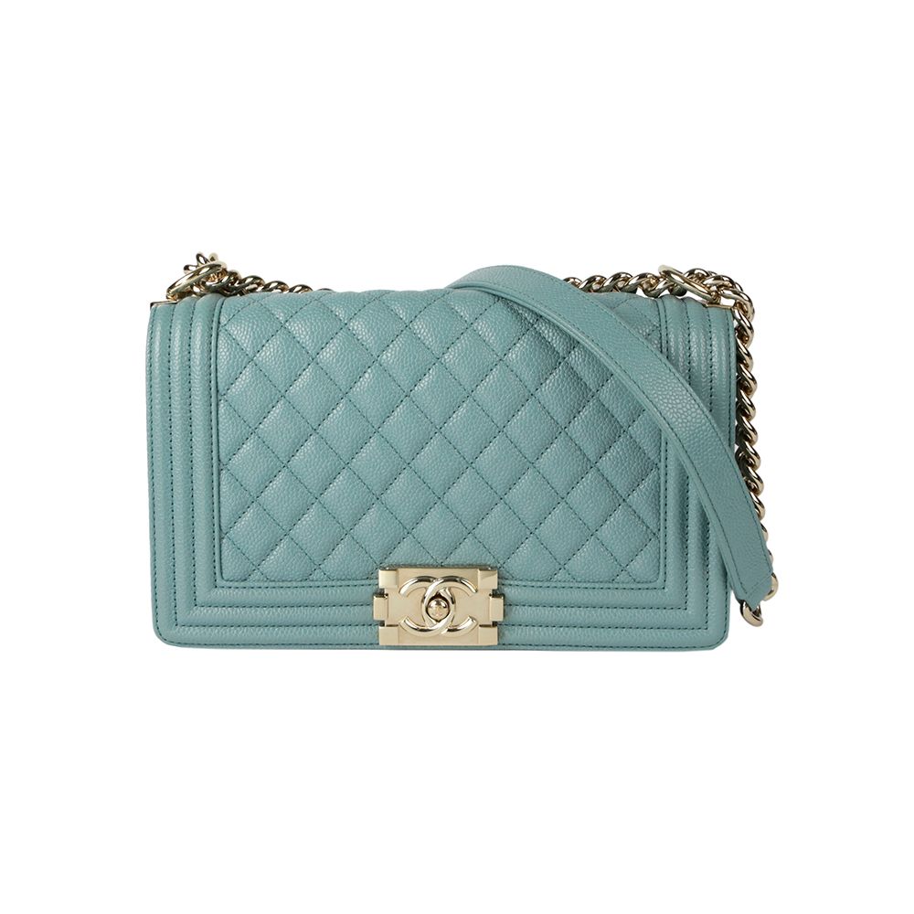 샤넬 중고 A67086 보이 샤넬 캐비어 미디움 숄더 겸 크로스백