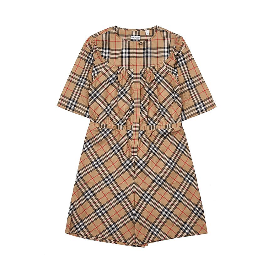 버버리(Burberry) | 키즈 버버리 원피스 8090538 B9368 Beige
