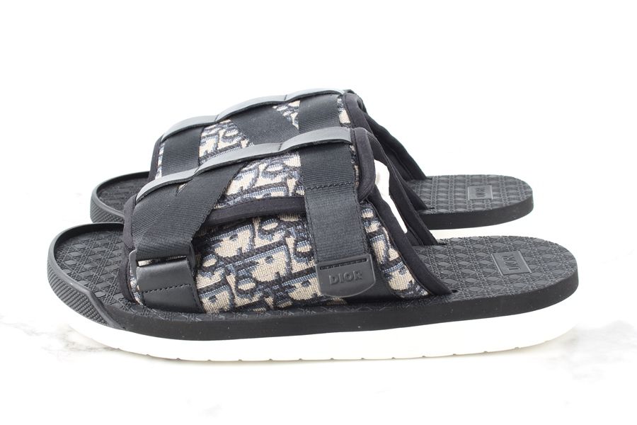 Dior Alpha Sandal Off White Oblique Jacquard | Size 39 | eBay