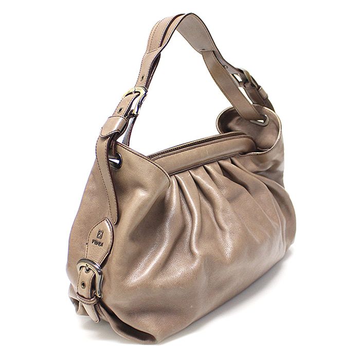 Fendi Vintage Brown Leather Doctor B Hobo Shoulder Bag Fendi Vintage Brown Leather Doctor B Hobo Shoulder Bag
