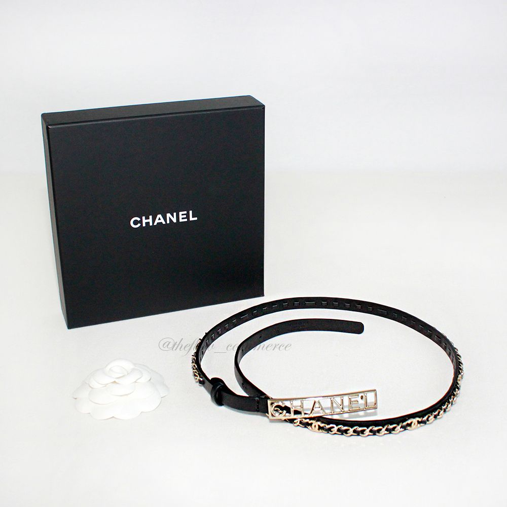 샤넬 CHANEL 로고 여성 벨트 AA8567 B09038 94305