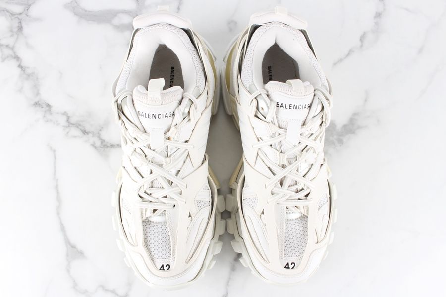 Balenciaga | Shoes | Auth Balenciaga White Track Sneakers 42