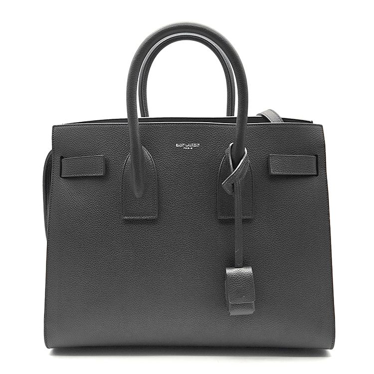 【イブサンローラン】レザー ハンドバッグ Yves Saint Laurent 極 美品 希少品 YVES SAINT LAURENT イヴ