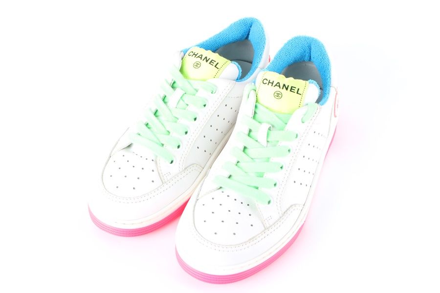 CHANEL Multicolor Sneakers with Bird Logo 36.5(235) SKU | eBay