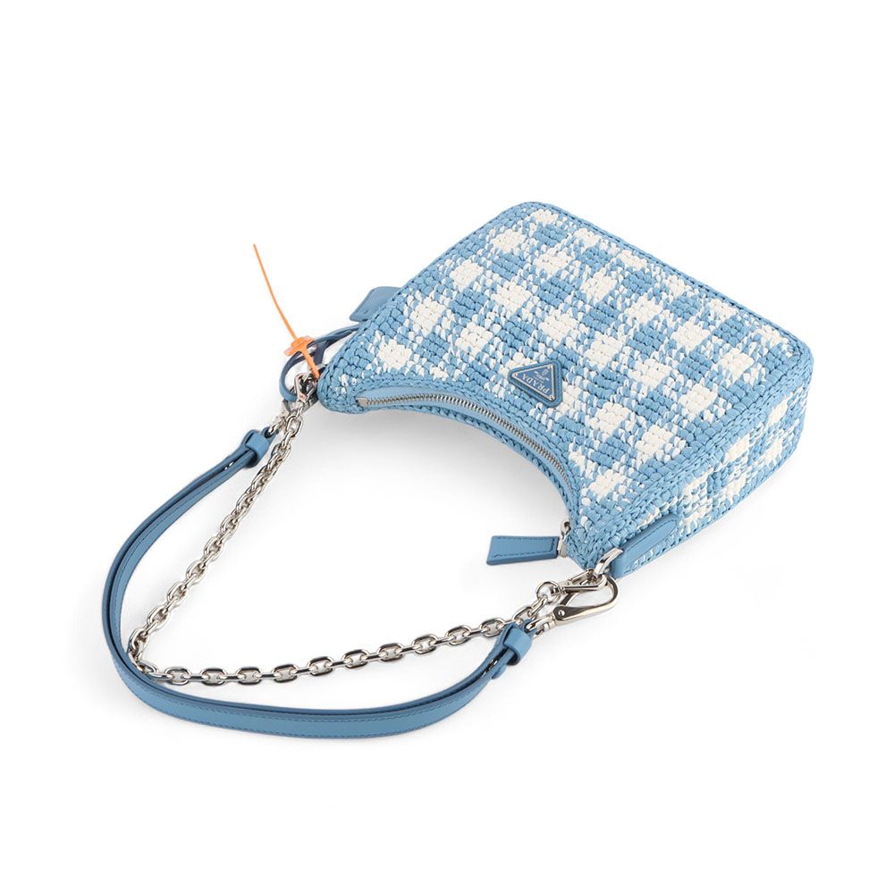 Prada Re-Edition Croche Mini Hobo Shoulder Bag 33089 Prada Re-Edition Croche Mini Hobo Shoulder Bag 33089
