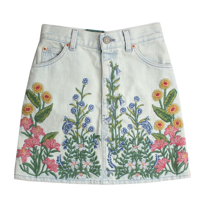 ミニスカート GUCCI COTTON MINI SKIRT 793077_XWA2M_9118_002_100_0000