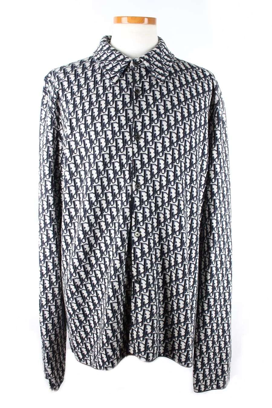 Short-Sleeved Sweater Blue Cashmere Knit | DIOR