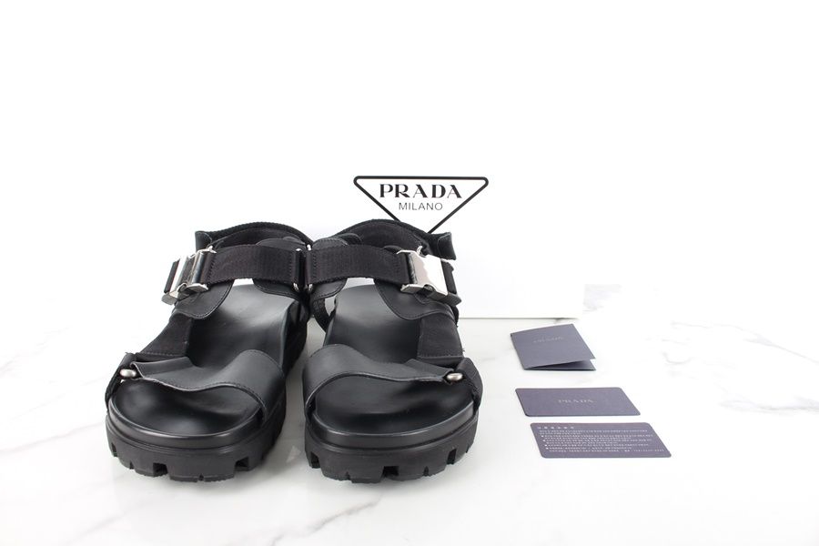 Prada Silver Sandal Slippers 6(250) 105857111 | eBay