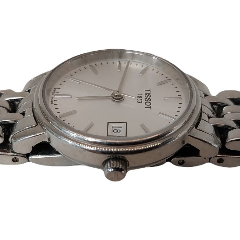 【メーカー包装済】 Tissot T825/925 Steel Silver-Pated White Tradition Vintage ティソ