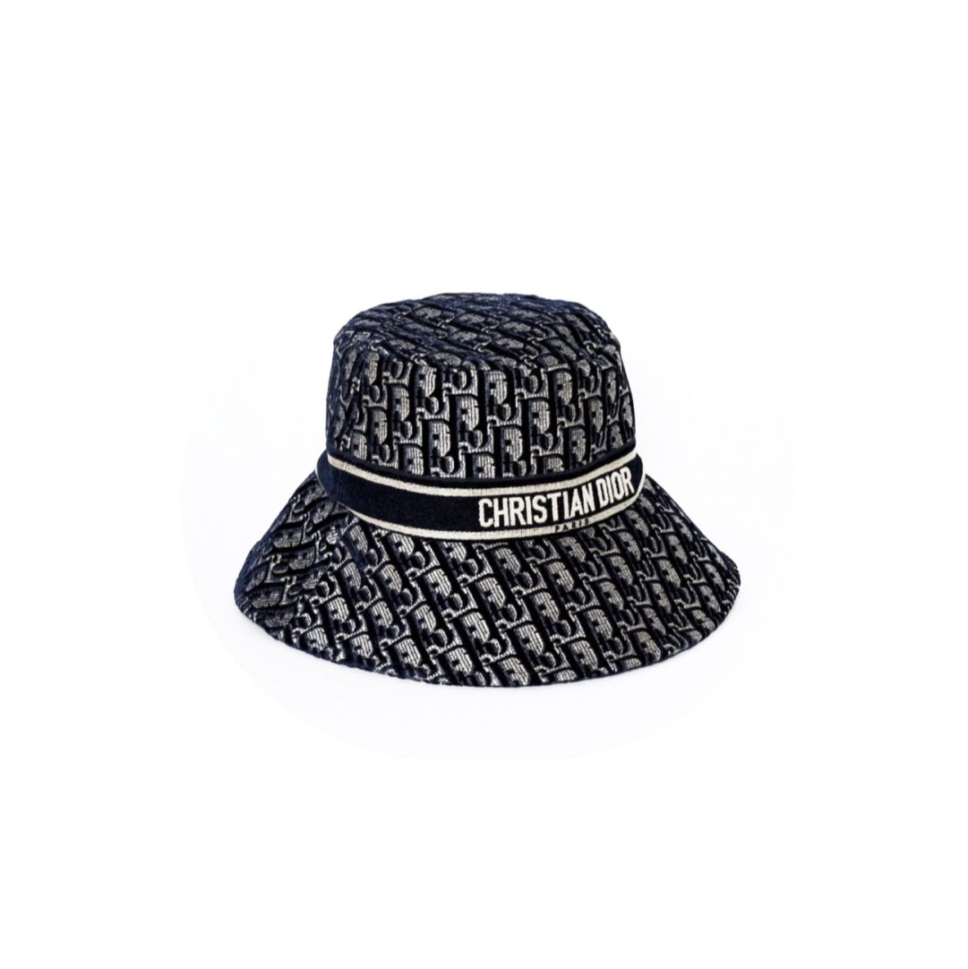 グランドセイコー セール Oblique Dior Embroidered eBay | 108474305 58 Navy Hat Bucket 帽子