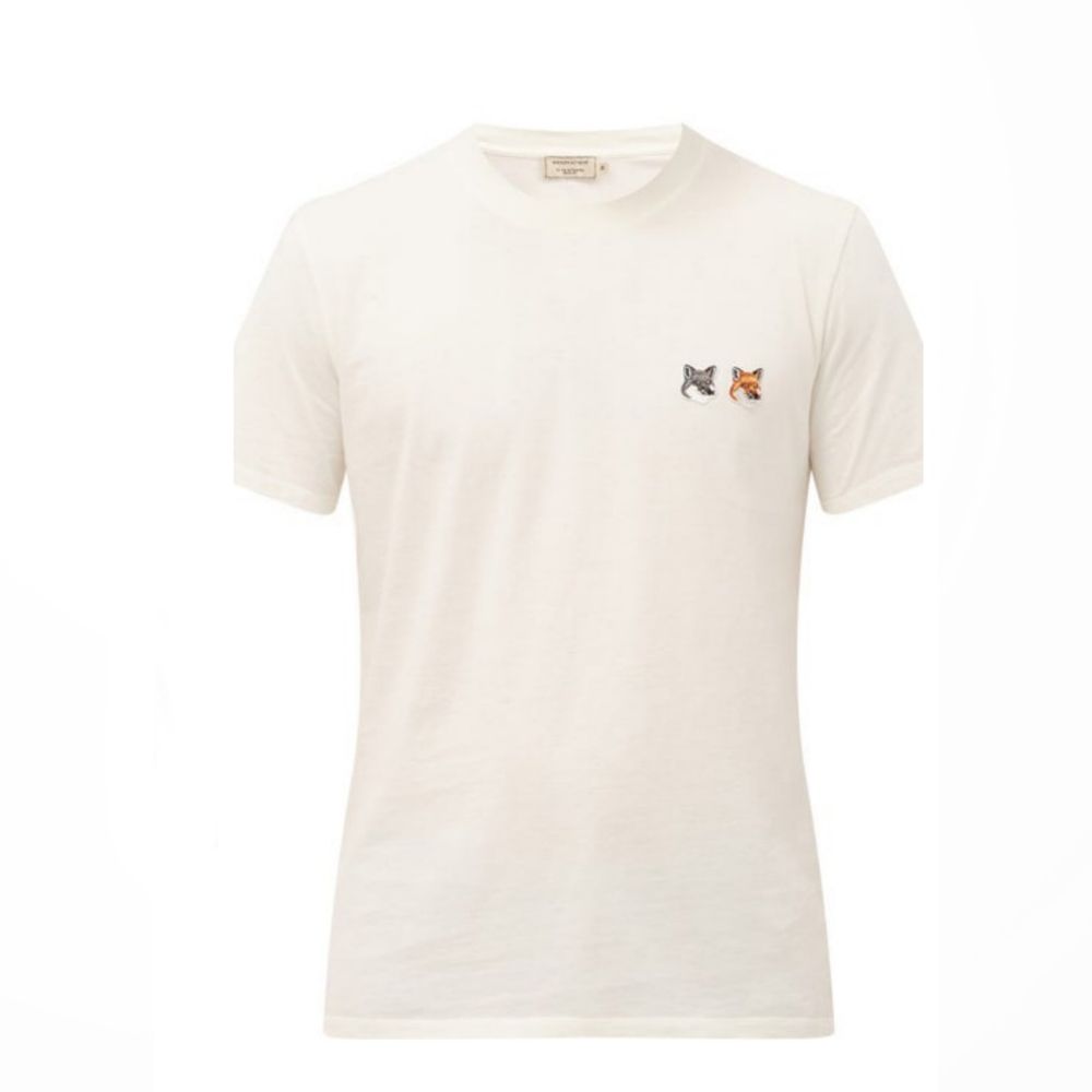 메종키츠네 투폭스헤드 반팔 티셔츠 LATTE BU00103KJ0008