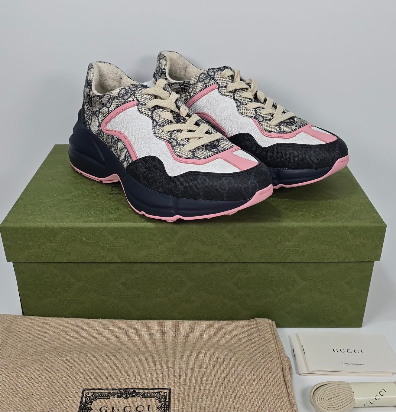 Gucci Laiton GG Sneakers 250 114369694 | eBay
