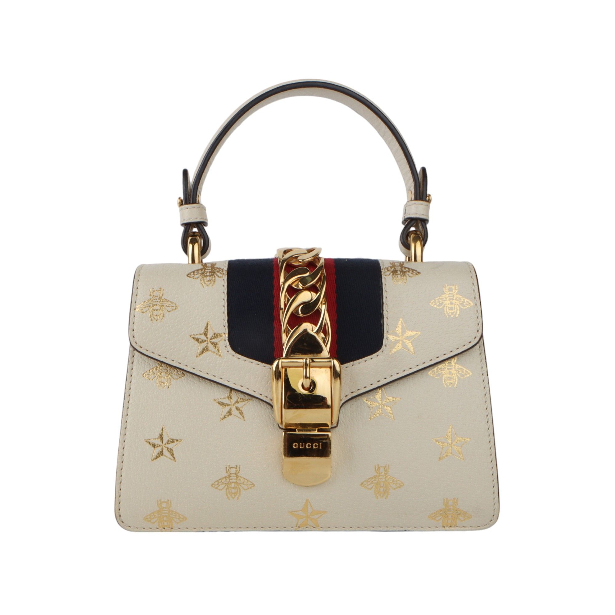 Gucci Mini Beige Crossbody Bag with Signature (Store Receipt