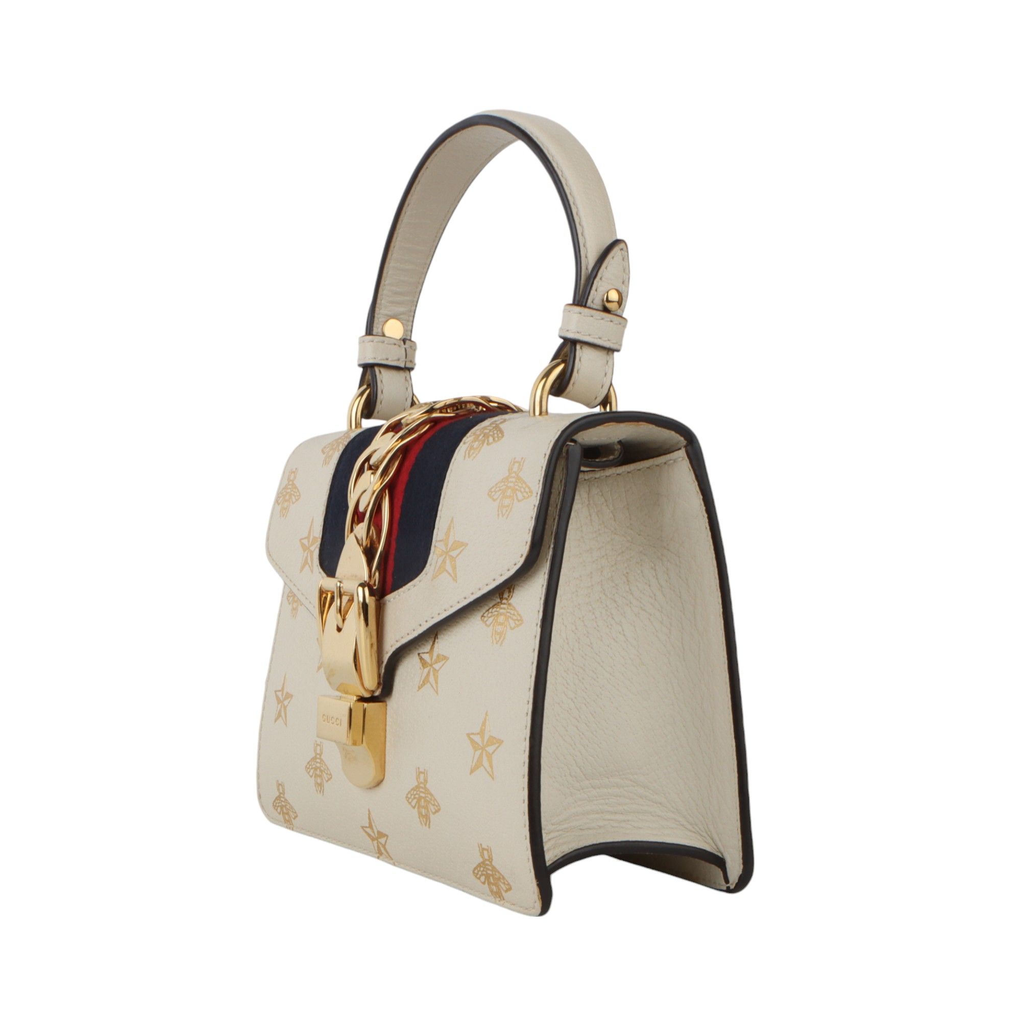 Gucci Mini Beige Crossbody Bag with Signature (Store Receipt