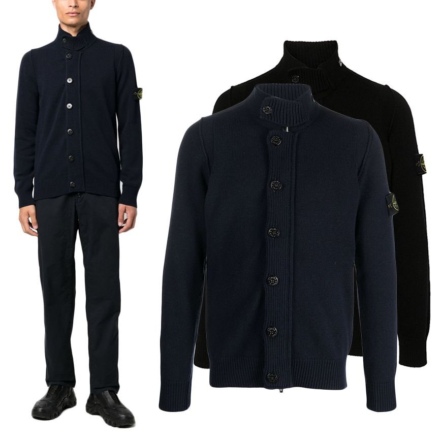 24FW 스톤아일랜드 와펜 집업 가디건 8115547A3