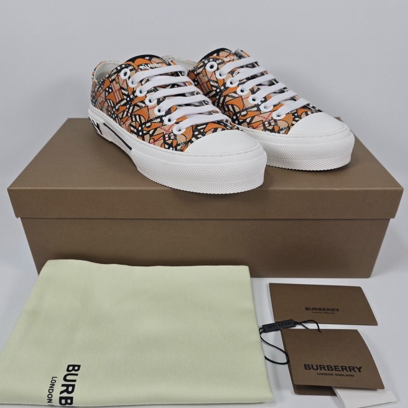 Burberry Monogram Print Canvas Sneakers 235 115373625 | eBay