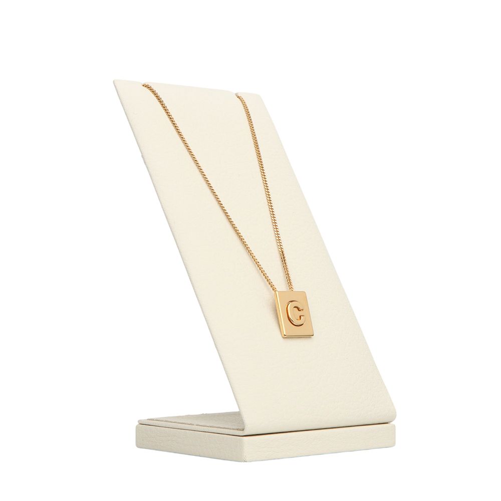 Celine Alphabet C Initial Necklace 33618 116343361 | eBay